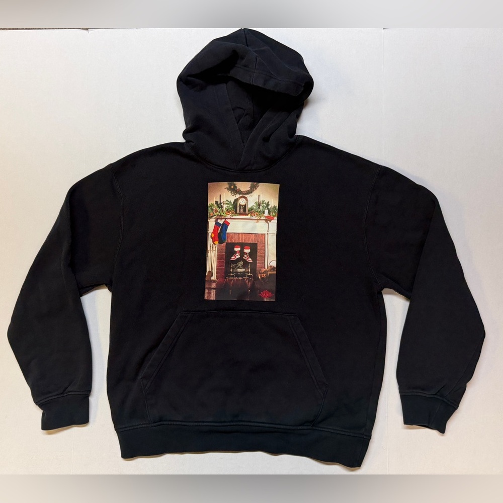 Jordan Jumpman Chimney Black Medium Fleece Pullover Hoodie